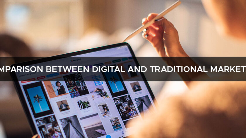 Comparison between Digital and Traditional Marketing